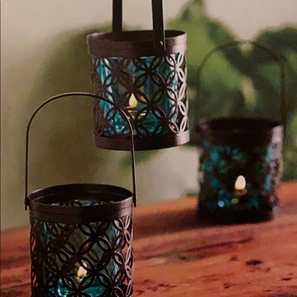 PARTYLITE Lantern 1 Island Inspiration Mini Lantern NWOB - Picture 3 of 8